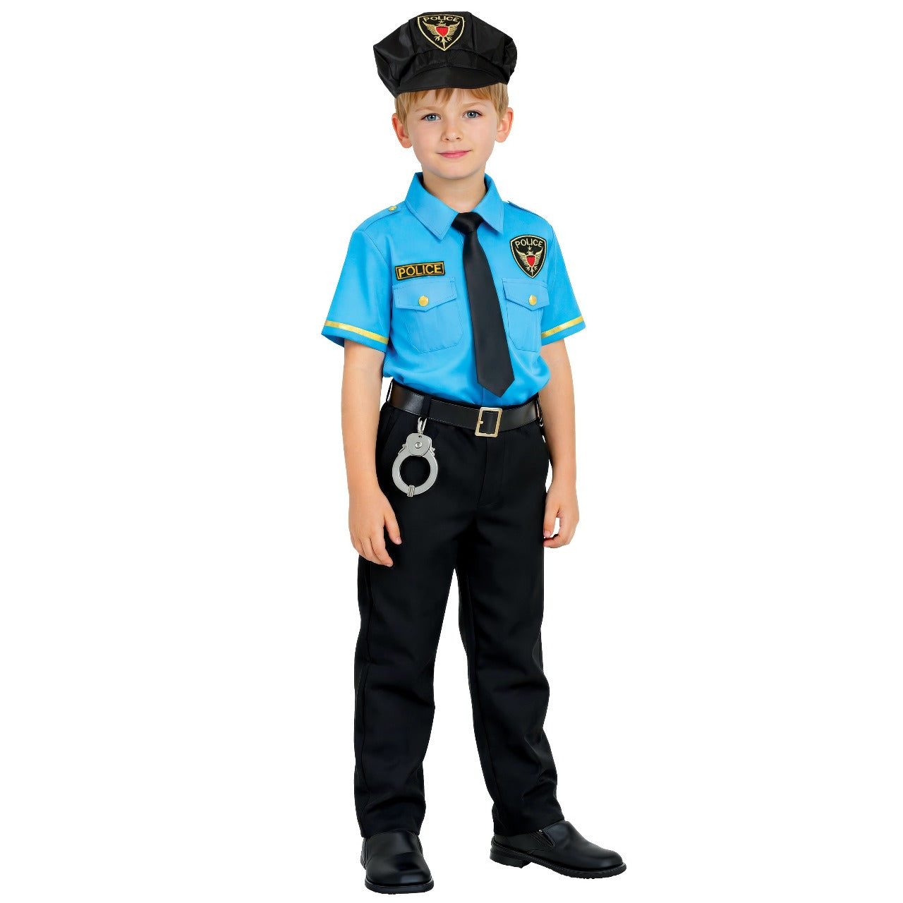 Offizielles blaues Polizeikostüm für Kinder