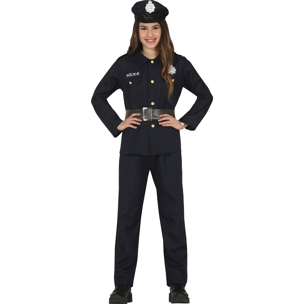 Polizei Uniform Kostüm für Teenager