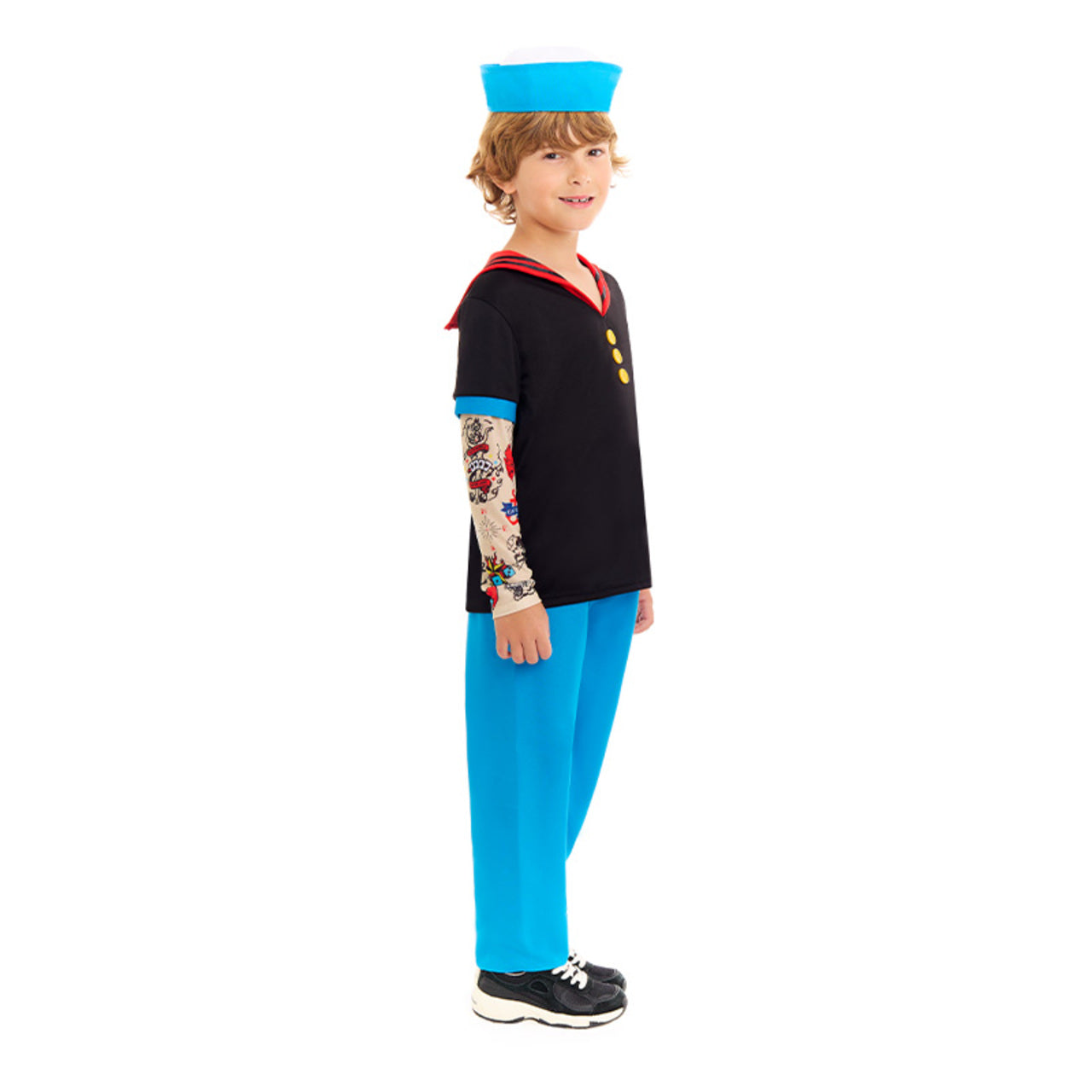 Stark Popeye-Kostüm für Kinder