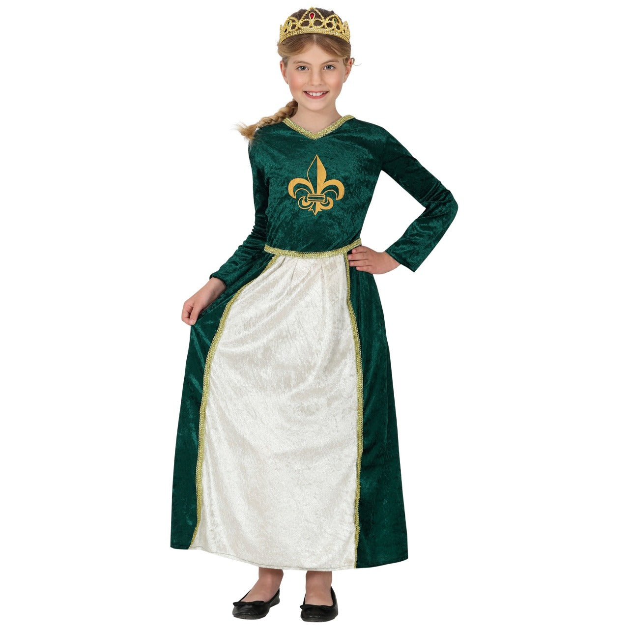 Mittelalterliches Prinzessin Fiona Kostüm für Mädchen