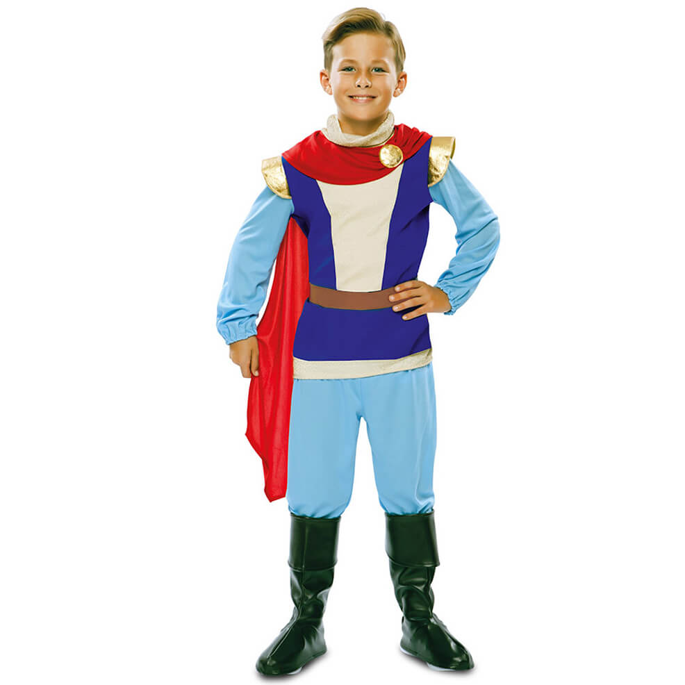 Blauer Märchenprinz Kostüm für Jungen