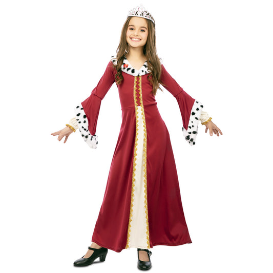 Mittelalter Königin Deluxe Kostüm für Mädchen