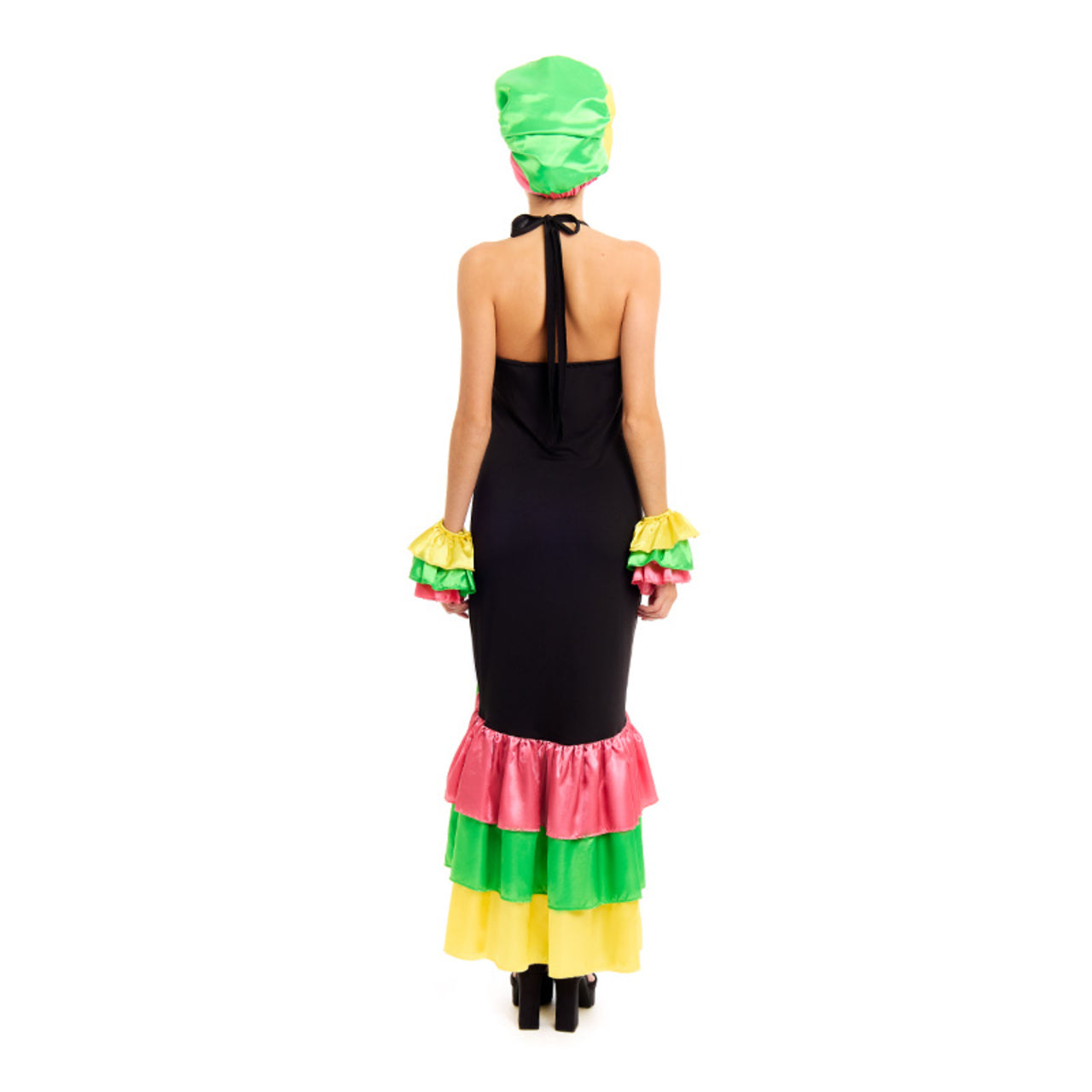 Buntes Rumbera-Kostüm für Damen