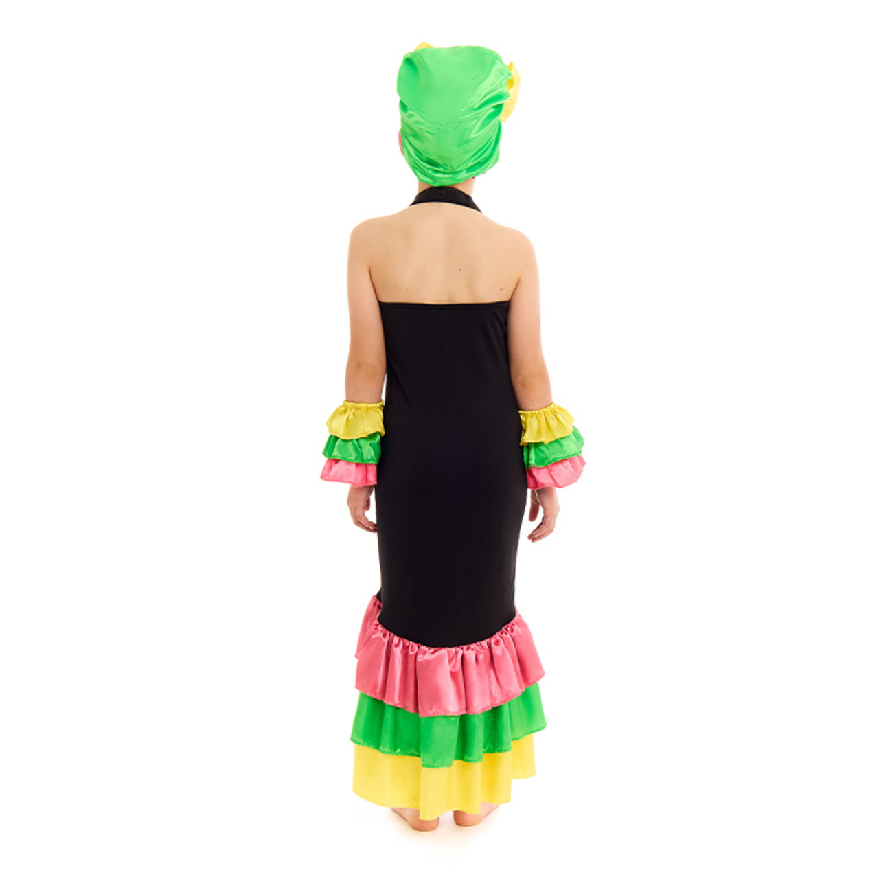 Buntes Rumbera-Kostüm für Mädchen