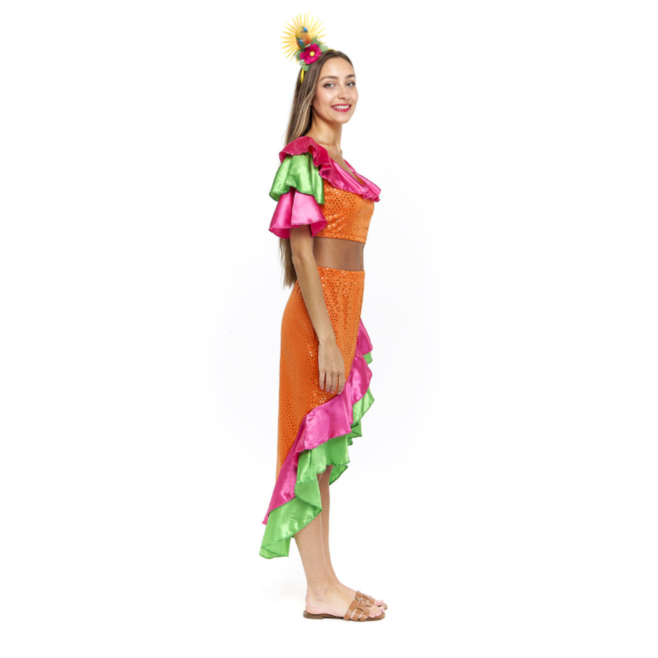 Rumbera-Samba-Kostüm für Damen