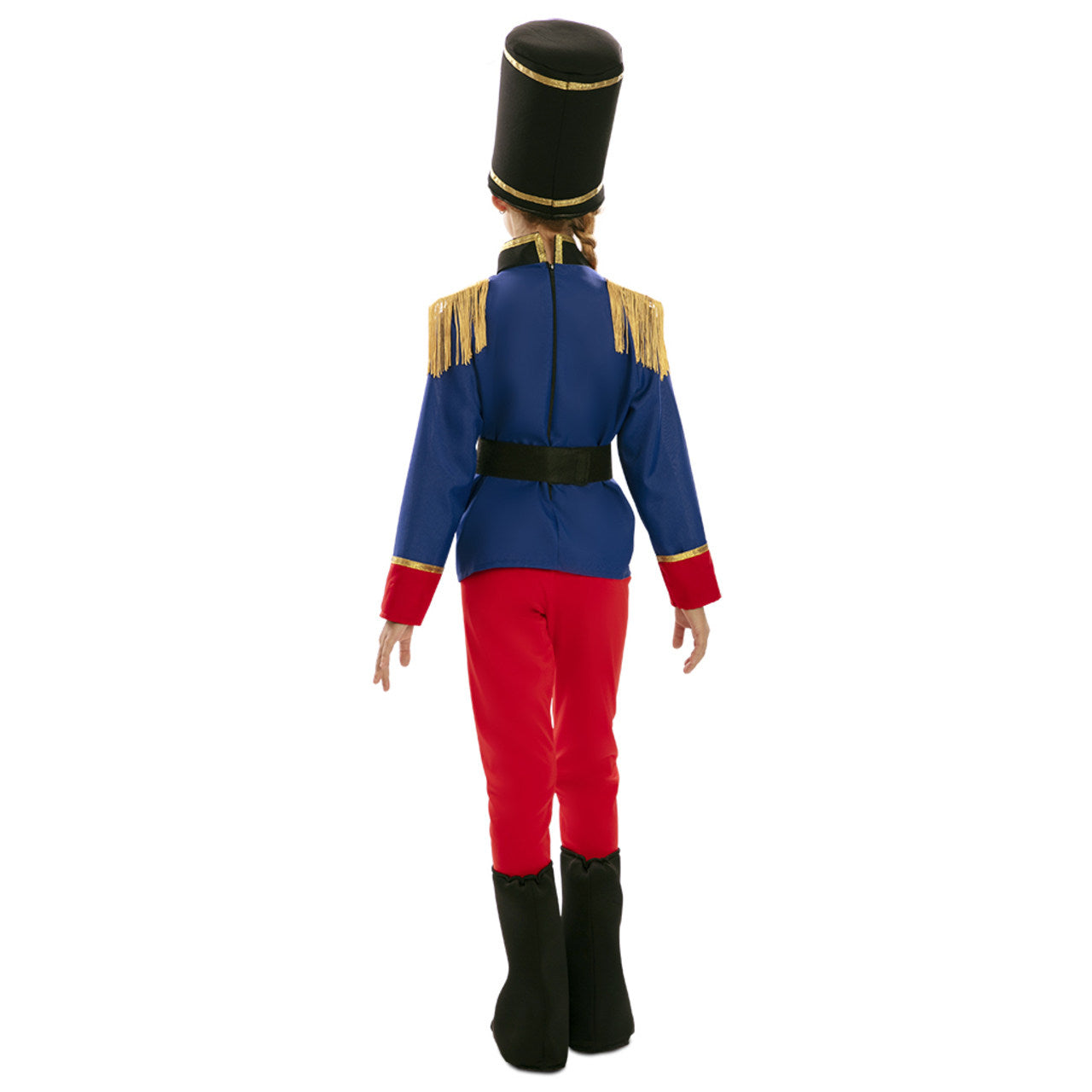 Nussknacker-Soldat-Kostüm mit Schulterklappe für Mädchen