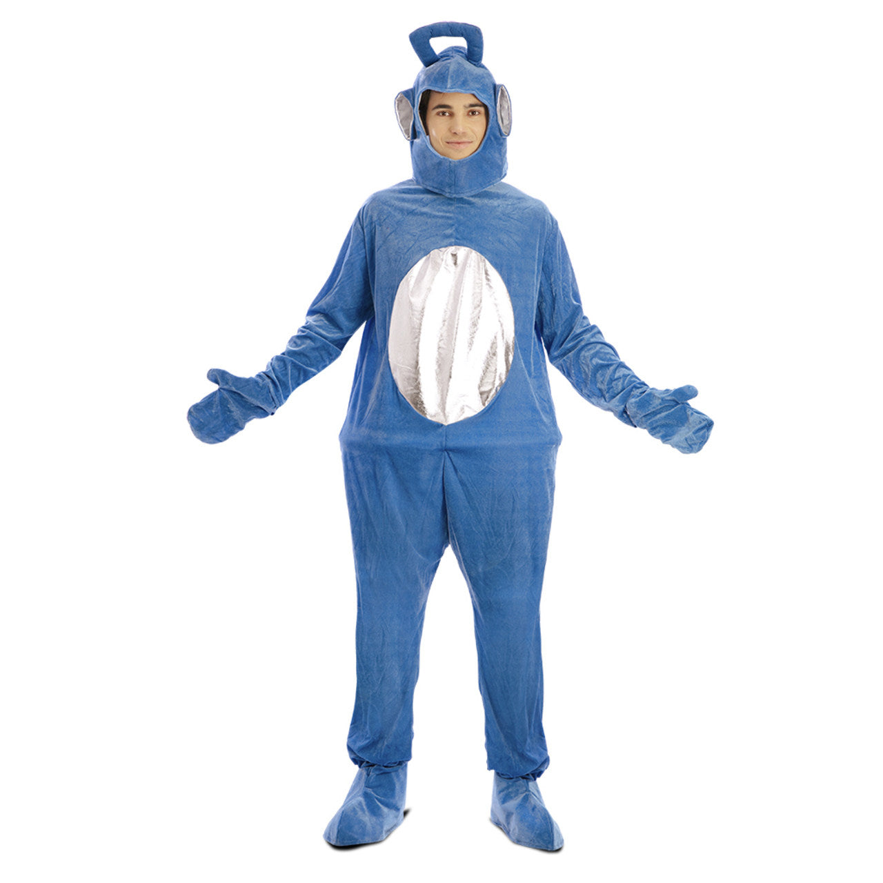Blaues Teletubbie-Kostüm für Erwachsene