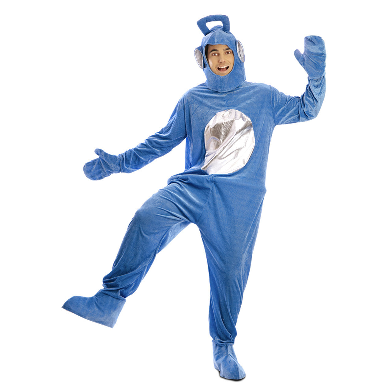 Blaues Teletubbie-Kostüm für Erwachsene