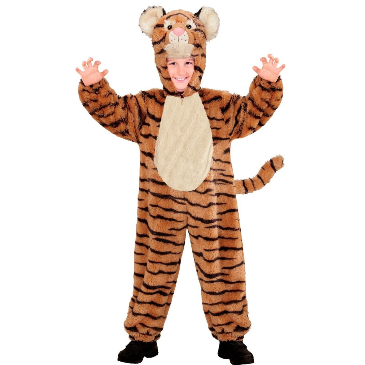 Tiger Plüsch Kostüm für Kinder