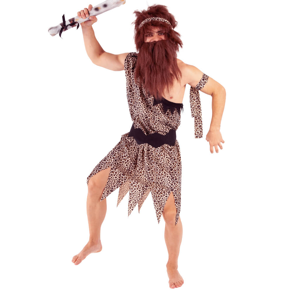 Höhlenmensch Eco Kostüm für Erwachsene