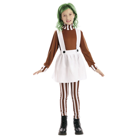 Oompa-Loompa Kostüm für Mädchen