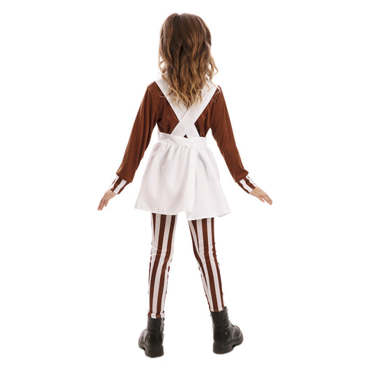 Oompa-Loompa Kostüm für Mädchen