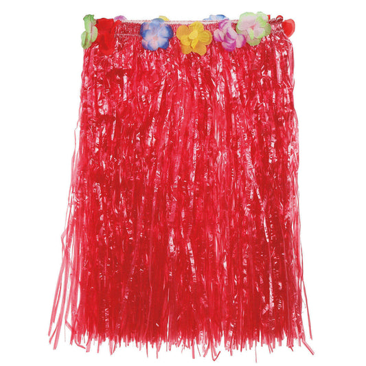 Roter, kurzer Hawaiirock