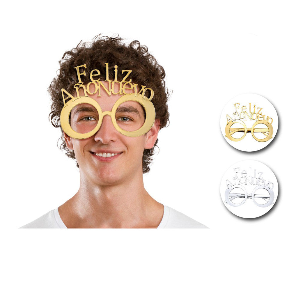 Frohes Neues Jahr Brille (Verschiedene Farben)