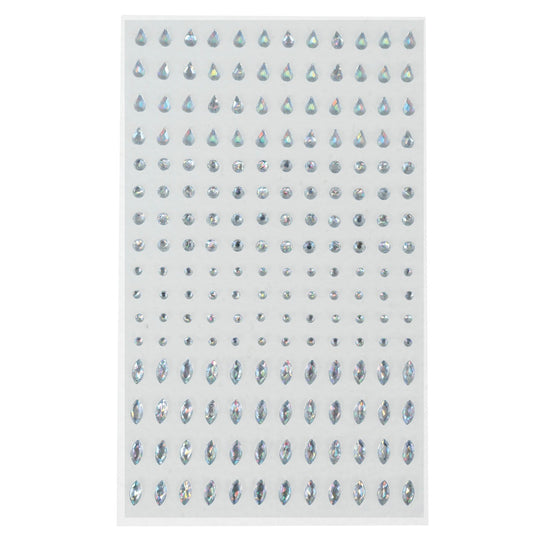 Glitzernde Gesichtssteine