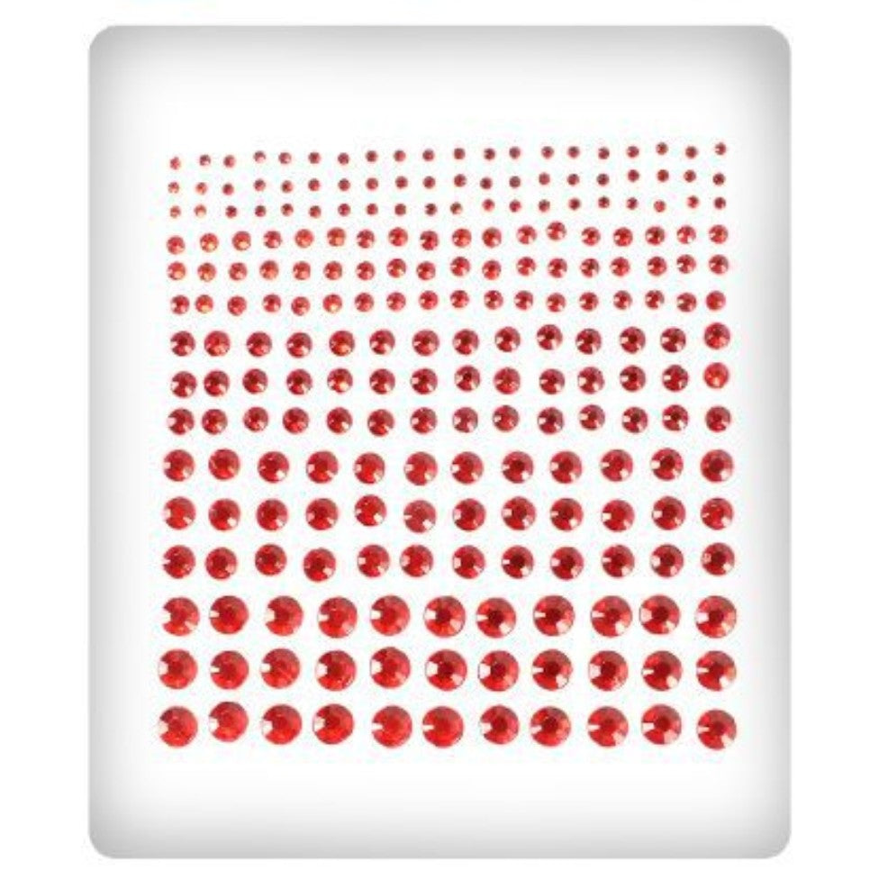 Rote Gesichtssteine