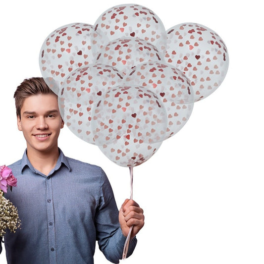 Luftballons mit Herzen