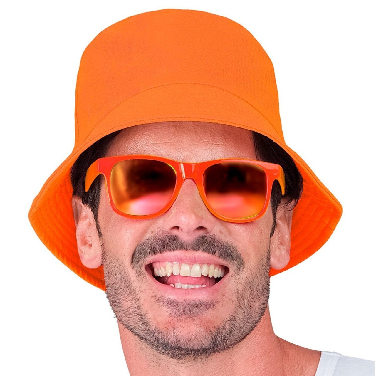 Mütze Neonorange