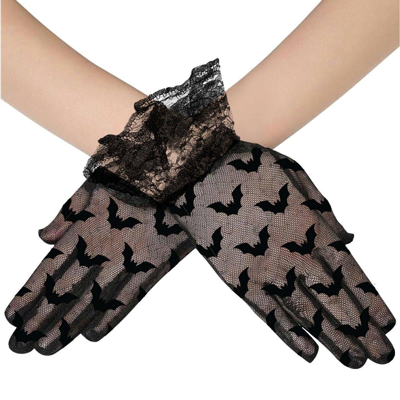 Gothic Fledermaus Handschuhe