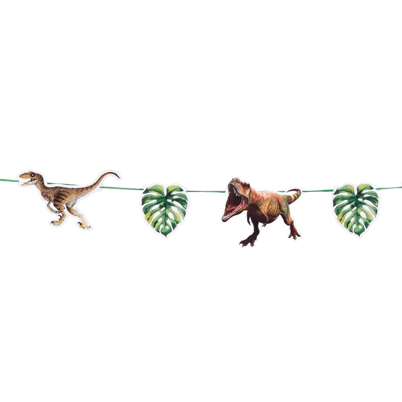 Girlande Jurassic Rex Dinosaurier