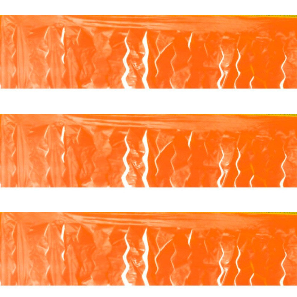 Orangefarbene Fransengirlande