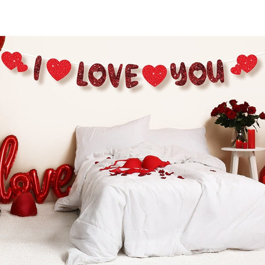 Valentinstag-Girlande