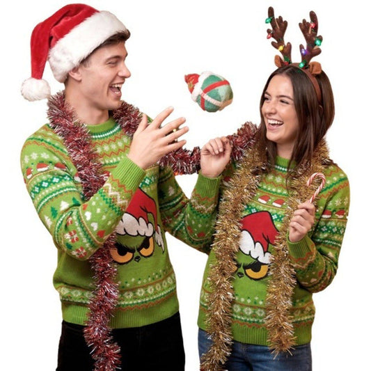 Grinch-Weihnachtspullover