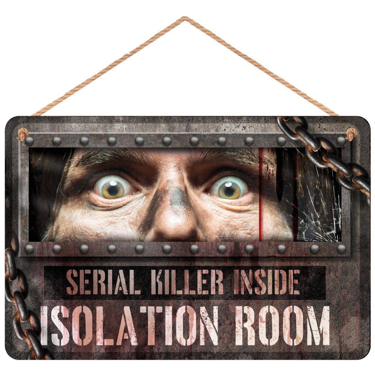 Gruselschild für Zimmer