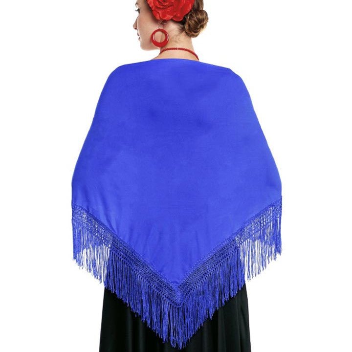 Schultertuch Blau