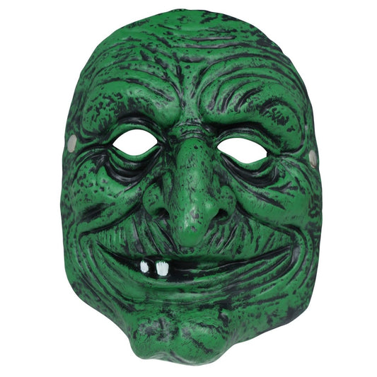 Grüne Hexenmaske