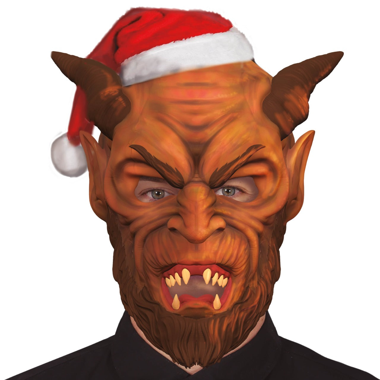 Krampus Dämon Eco-Latexmaske