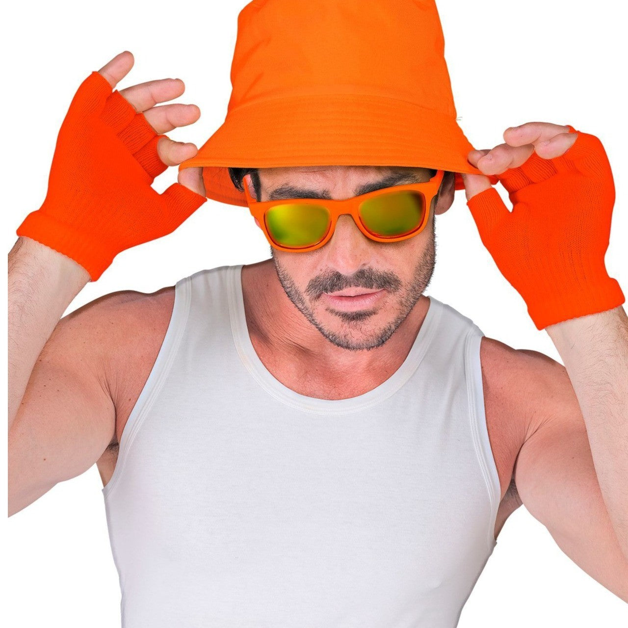 Fäustlinge Neonorange