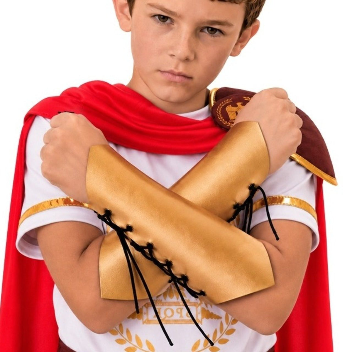 Goldene Gladiator-Handgelenkschützer für Kinder