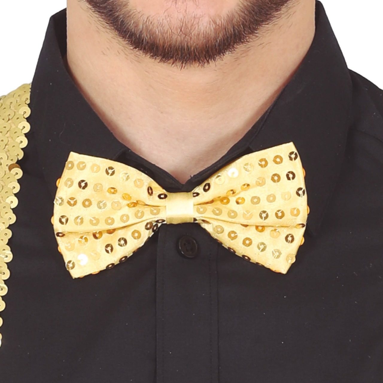 Goldene Pailletten-Fliege