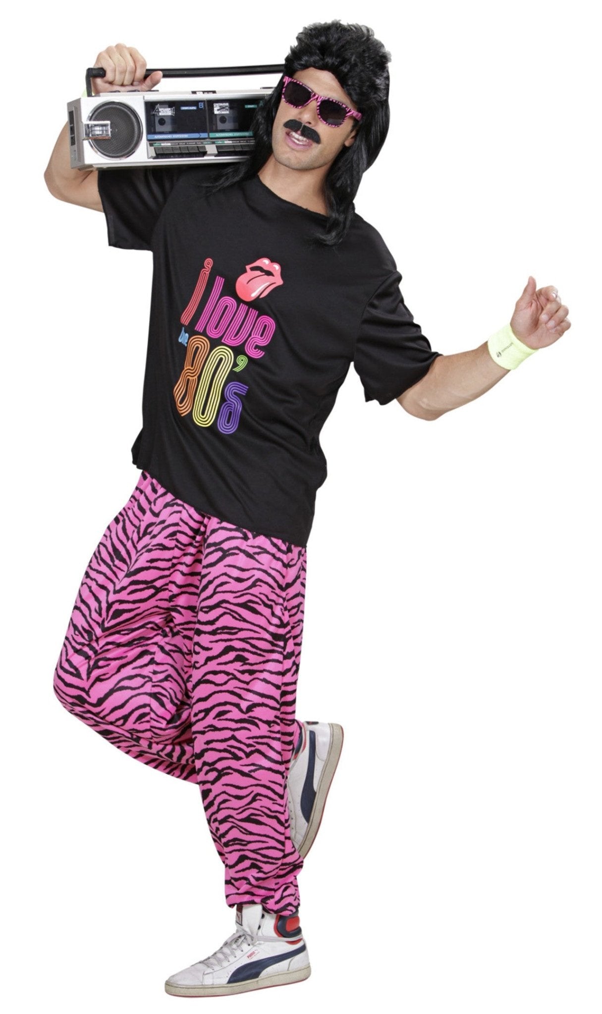 80er Jahre Hose rosa für Herren