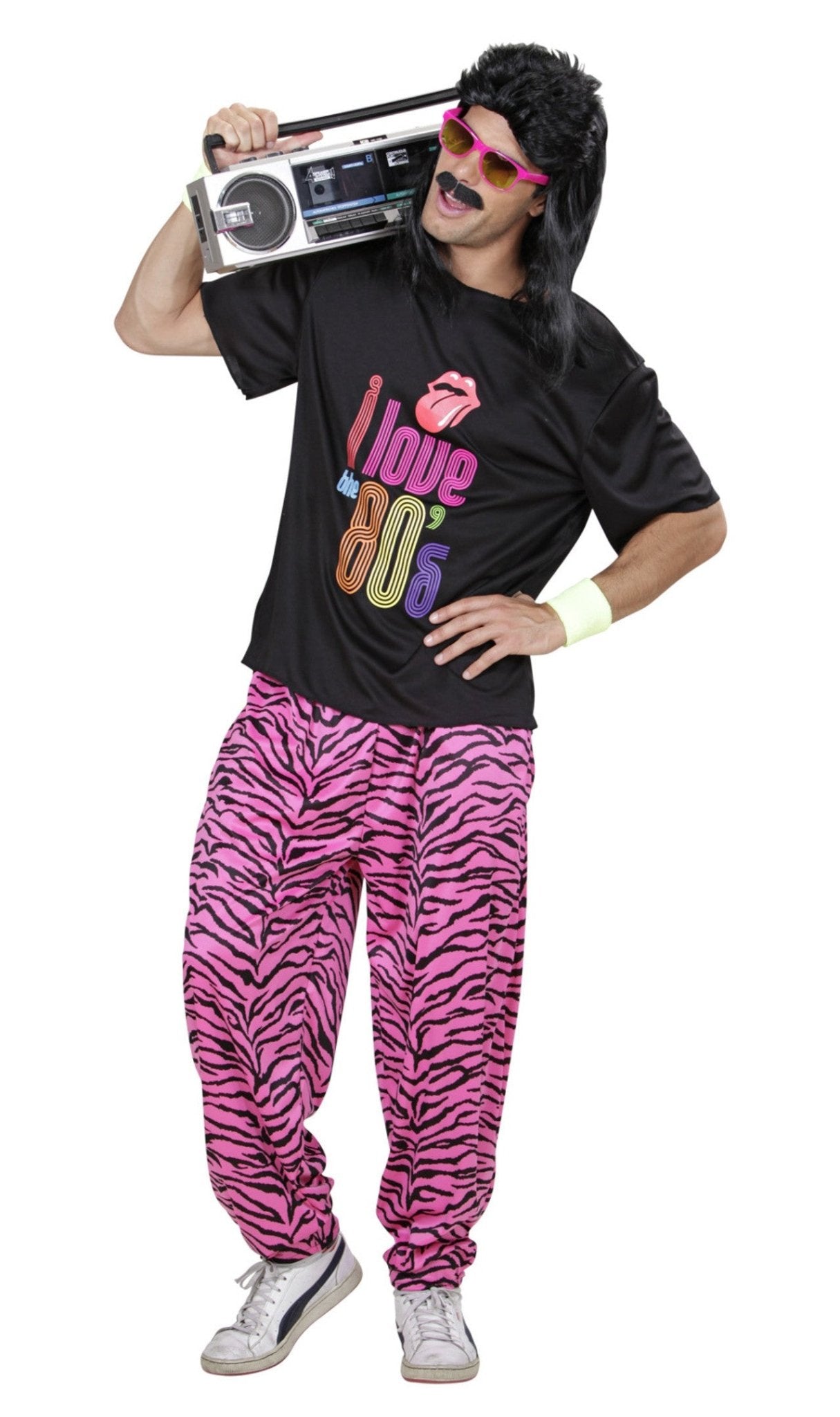 80er Jahre Hose rosa für Herren