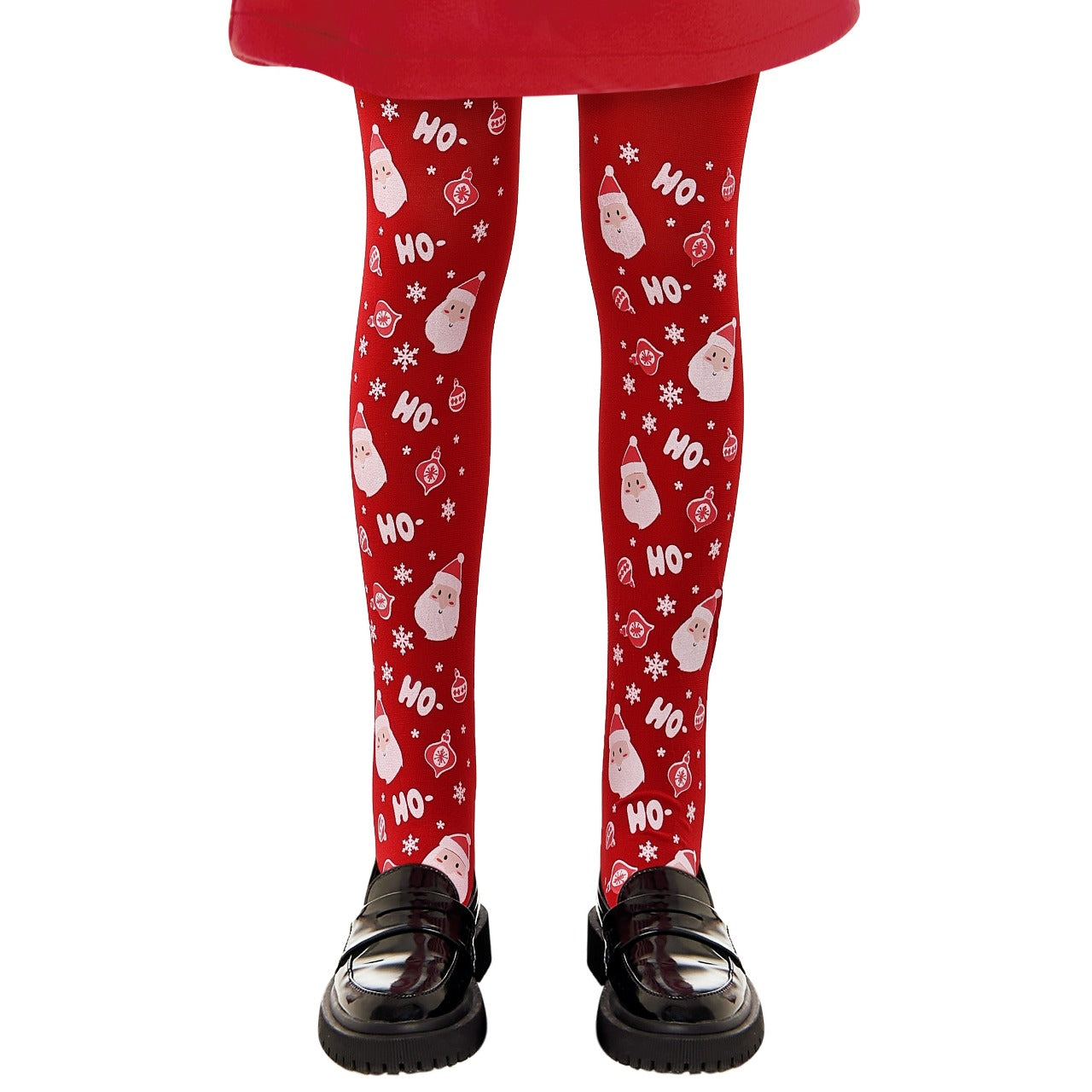 Weihnachtsmann-Strumpfhose für Kinder