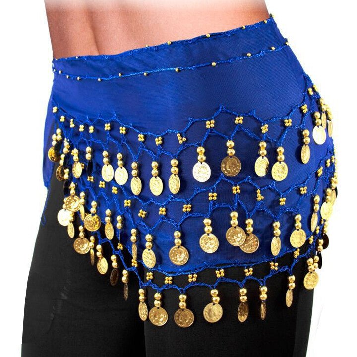 Zigeunerin-Hüfttuch mit Münzen