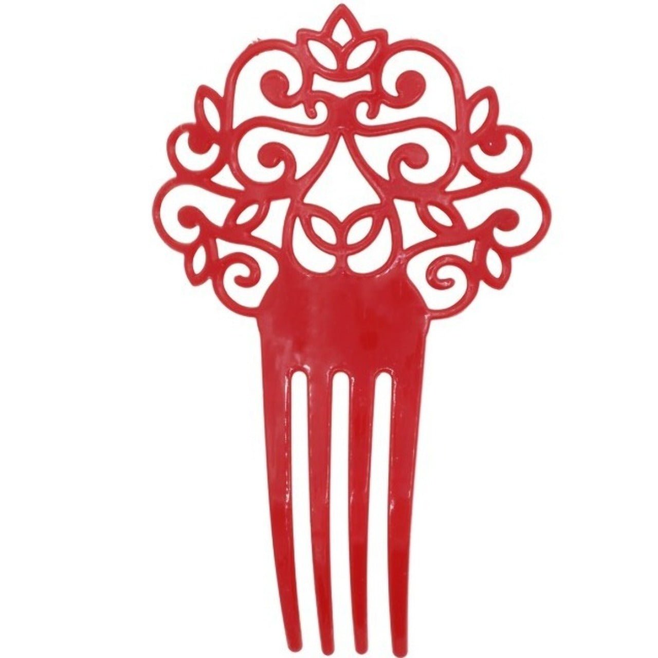 Kleiner rote Haarkamm