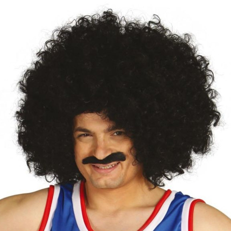 Afro Perücke 60er Jahre schwarz
