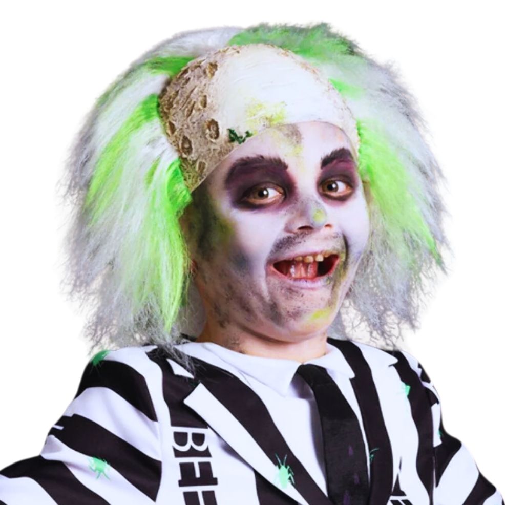 Beetlejuice™ Deluxe Perücke für Kinder