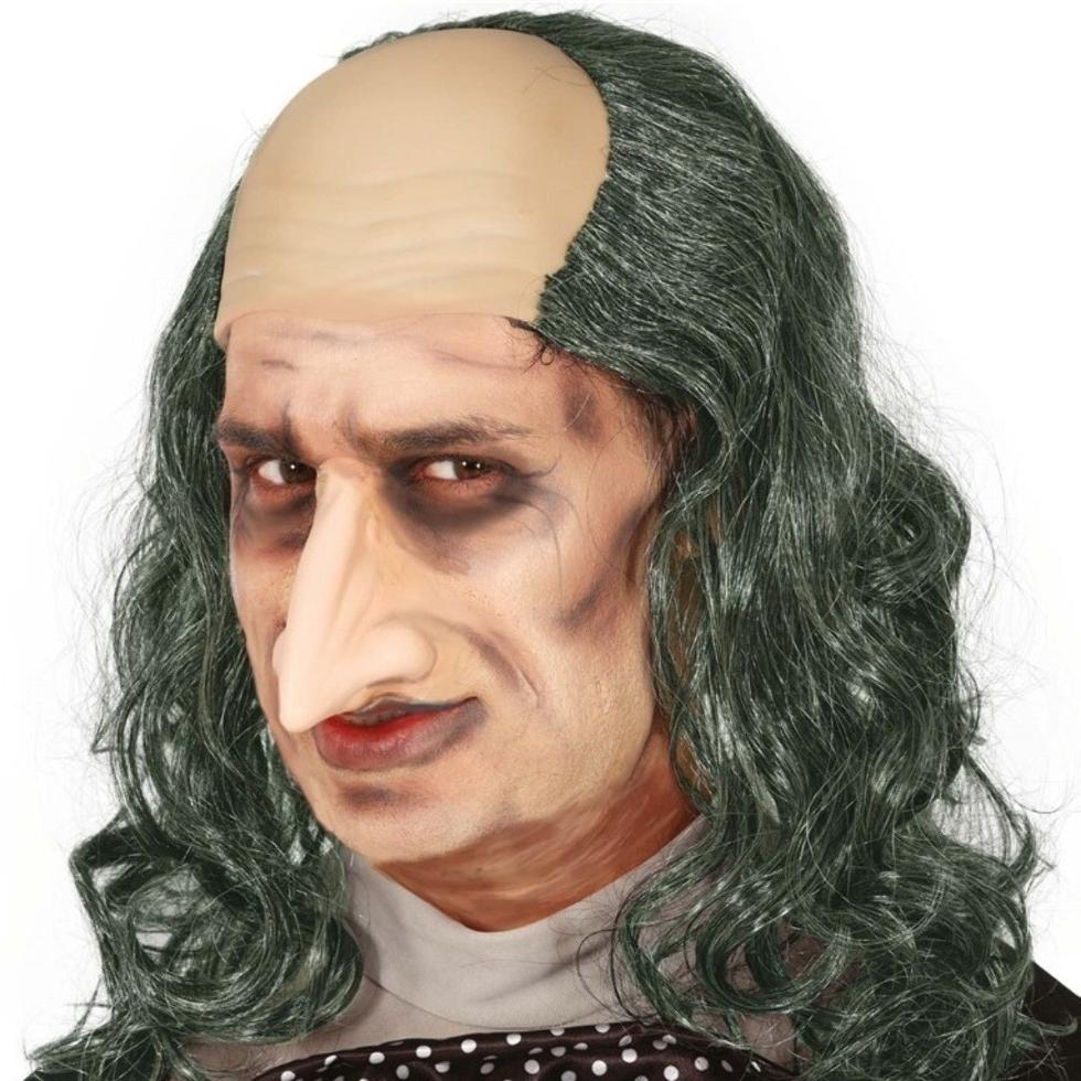 Glatze Perücke Bösewicht