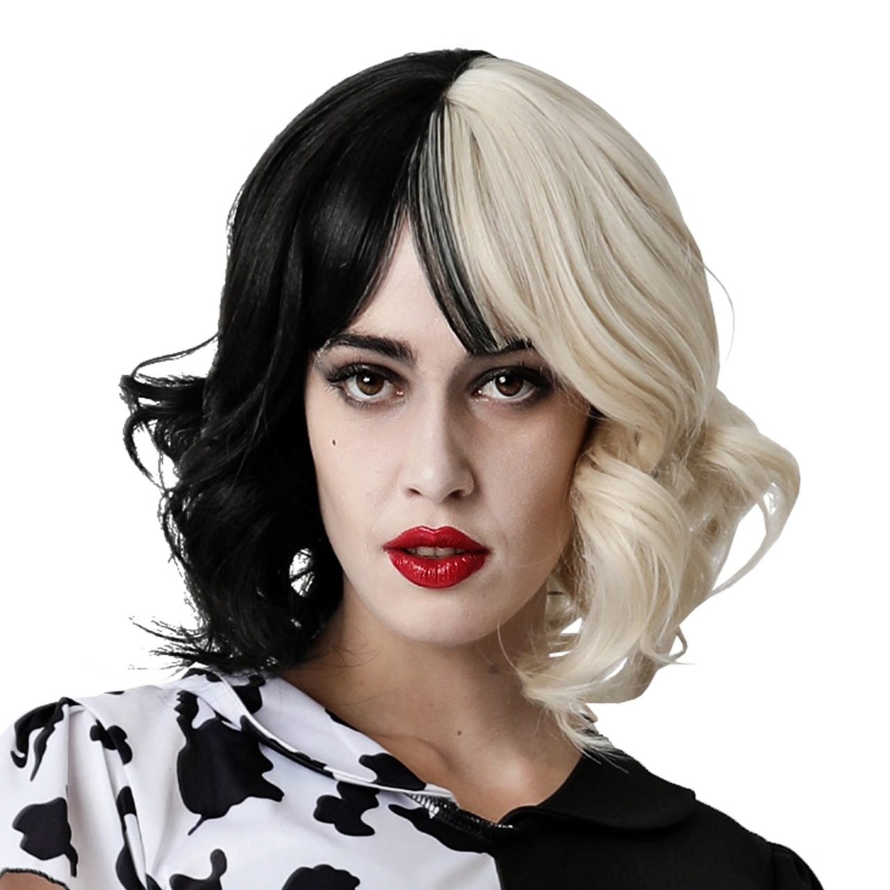 Klassische Cruella-Perücke