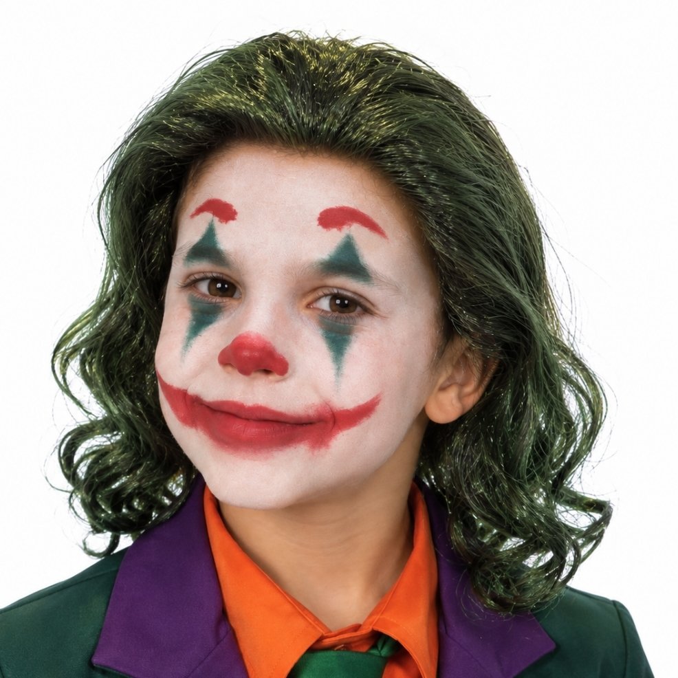Joker-Perücke für Kinder