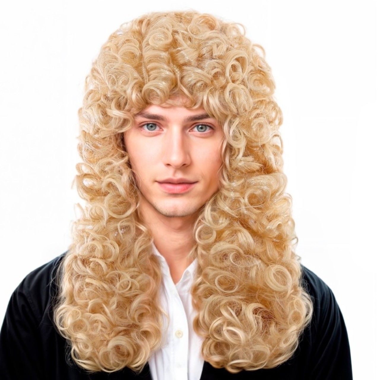 Blonde Richter-Perücke