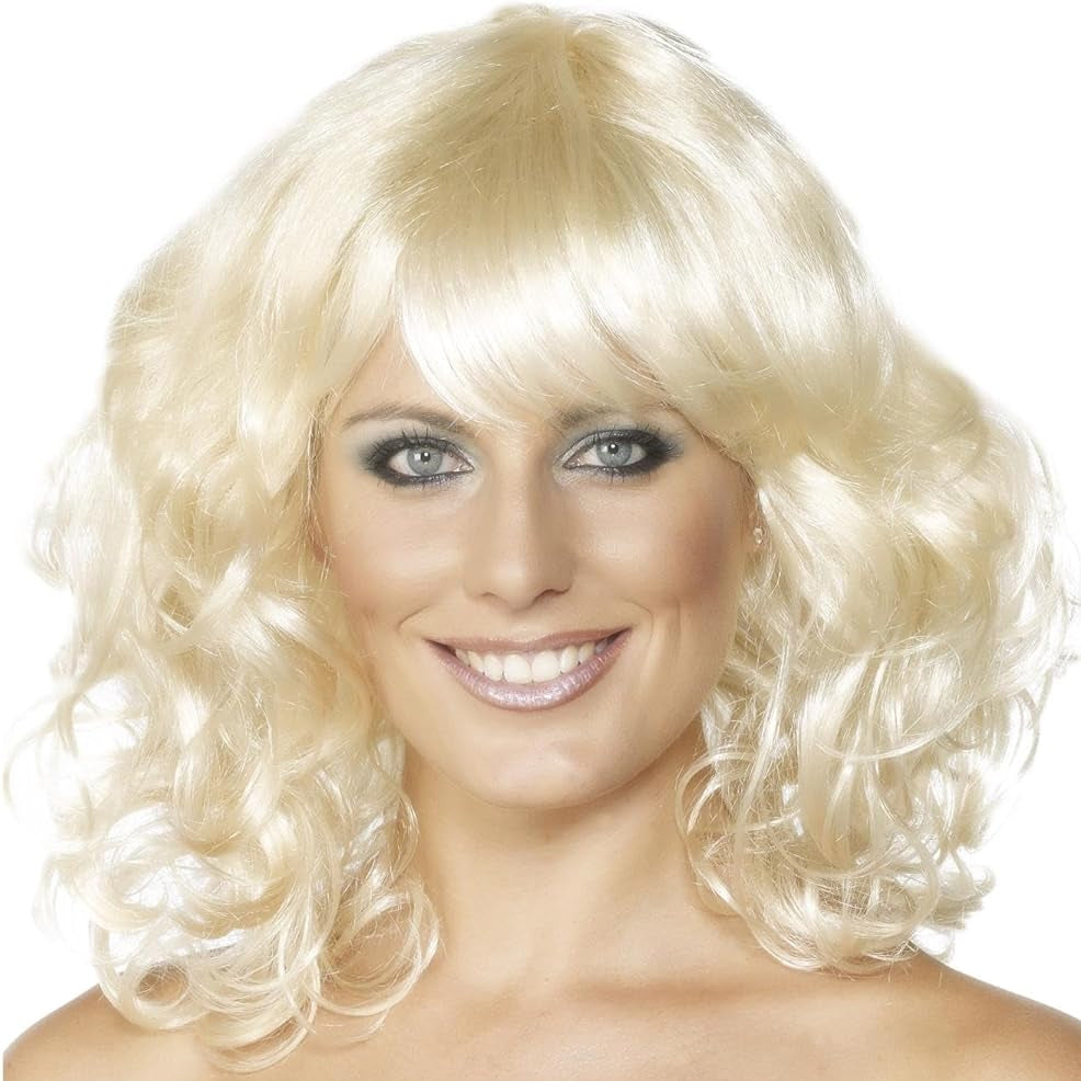 50er-Jahre-Perücke mit langen Haaren