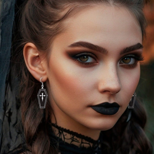 Ohrringe in Sargform