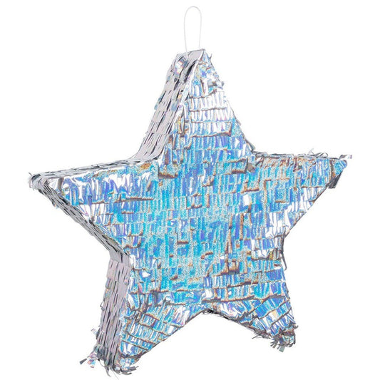 Silberne Stern-Pinata