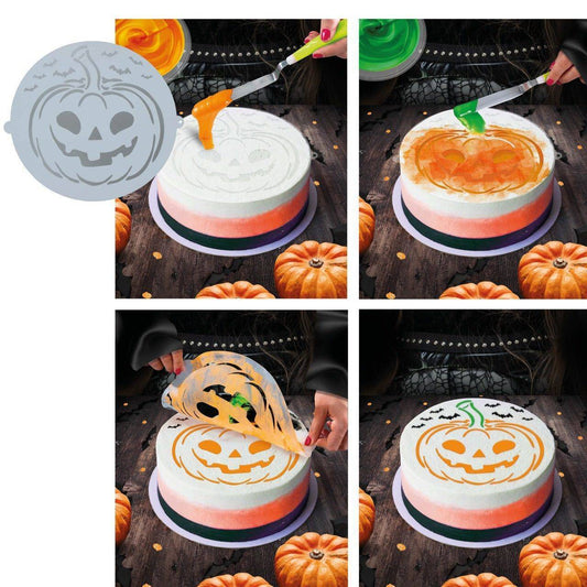 Kürbis-Schablone für Kuchendekoration