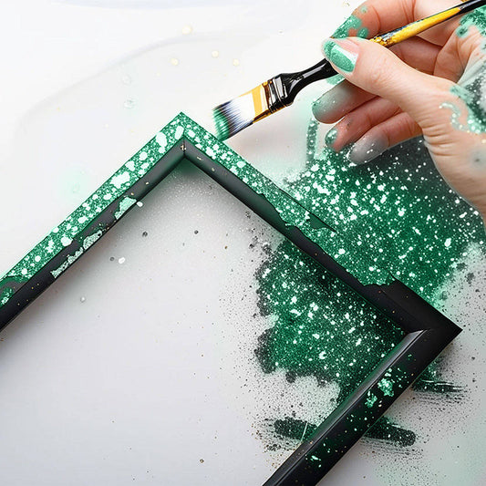 Glitzer-Grün biologisch abbaubar